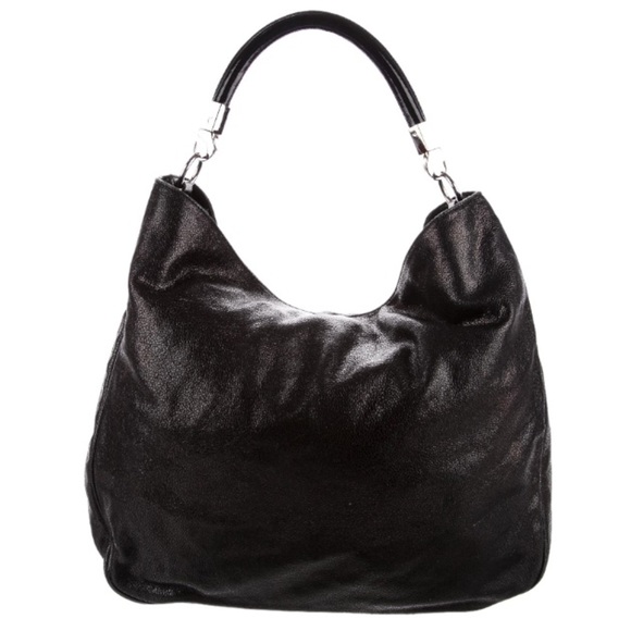 Yves Saint Laurent Handbags - YSL Black Leather Roady Hobo Bag